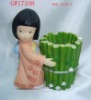 Wholesale Polyresin Japanese,Kimono girl