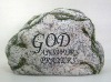 Wholesale Resin stone with letter souvenir