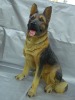 Polyresin resin dog for decoration and garden and gift and toy