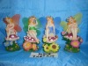 polyresin resin fairy fairies figurines statue with wing