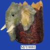 Wholesale resin elephant pencil holder