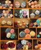 Wholesale resin flower cabochons for decorating rings earring or necklaces