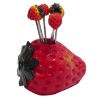 Wholesale strawberry resin fruit fork