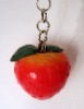 strawberry resin key chain