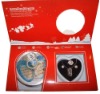 Wholesale Christmas love Pearl gift 3-pcs set (3 colors english version)