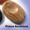 Wholesale SEMI-PRECIOUS picture jasper Worry STONE