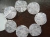 Wholesale loose gemstone beads pink buttony wavy Watermelon tourmaline ,semiprecious and tumble stone