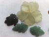 Wholesale jade flower piece jade crafts jade arts