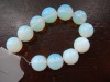 Wholesale opal semi-precious beads moon stone 18mm round /gemstone, and tumble stone