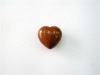 Wholesale goldstone quartz puffy heart,gemston heart,semi percious stone,gemston