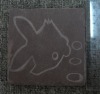 Wholesale square shape raw slate coaster / stone coaster / slate coaster