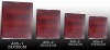 Wholesale different size of solid wood trophy plaque