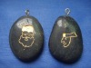 Wholesale Engraved stone key ring with pictures