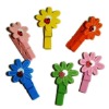 Wholesale Flower Shape Wooden Clips