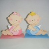 Wholesale Wooden Craft Iron Decoration Wooden Decoration