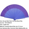 Wholesale Blue wood hand fan for wedding