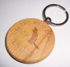Wholesale promotional wooden keychain