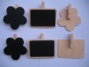 wooden decoration blackboard flower clip peg