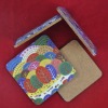 Wholesale (factory)promotional gifts square tableware coaster