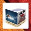 Wholesale Memo cube ,memo pad ,notepad,notebook,paper block,block note with wood pallet for Chrismas celebrating