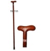 Wholesale Handle carved wooden walking stick