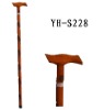 Wholesale Plain Handle simple wooden walking stick