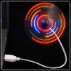 Wholesale LED flexible USB fan for promotion gift