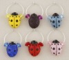 Wholesale Promotion fashion lady bug alloy wine charm jewelry