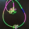 Wholesale 2011 newst hot-sell multicolour silicone necklace