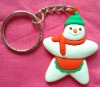 Wholesale Fashionable rubber PVC key ring
