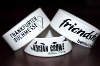 Wholesale One inch Printed Silicone wristbands
