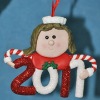 Handicraft Christmas decoration of Polymer clay