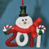 Polymer clay christmas decoration