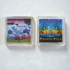 Wholesale square acrylic fridge magnet