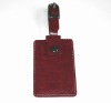 PU leather luggage tag