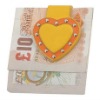 Wholesale heart leather money clip