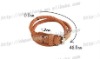 Wholesale Leather string weaving bracelet