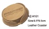 Wholesale Leather Coaster
