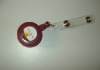 Wholesale 1.26" plastic pull reel attachement clear pvc sticker