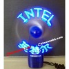 Flashing Mini Fan With Message