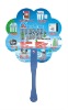 pp advertising fan with flower shape