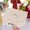 Wholesale new arrival wedding invitation with embossed rose and heart window -- W079R