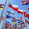 Printed polyester national flags