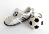 Wholesale lovely high quality football mini shoe key chain