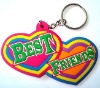 Soft rubber key chain
