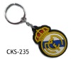 Wholesale soccer pvc key chains