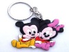 Wholesale rubber pvc cute key chain