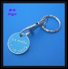 Wholesale metal coin key chains zinc alloy trolley keychain