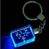 3D laser crystal keychain