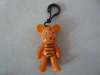 abs violent bear key chain